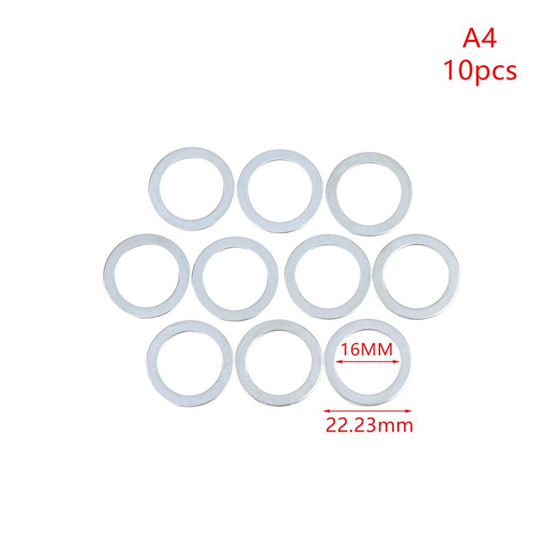 Circular Saw Blade Reducing Conversion Rings 10Pcs 10-32mm Easy Install Adapters for Angle Grinder Cutting Disc Carpenter Woodworking Tools
