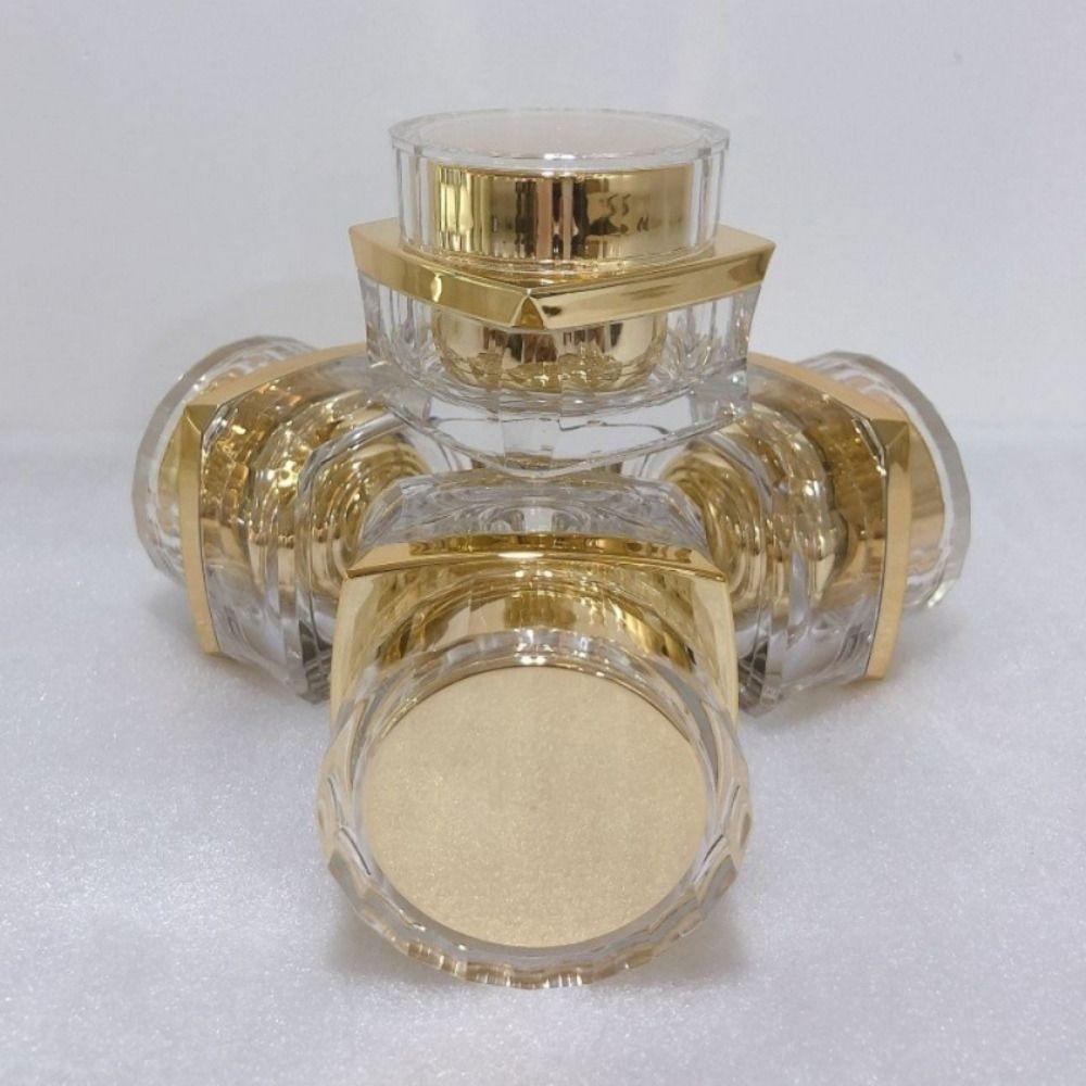 5-50 г флаконы для лосьона золотисто-фиолетовые баночки для макияжа баночки для образцов крема для лица для ухода за кожей