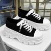 2025 New Men's Women's Canvas Shoes Thick-soled Toe Cap Casual Classic Casual Shoes Low-top Anti-slip Women's Shoes
