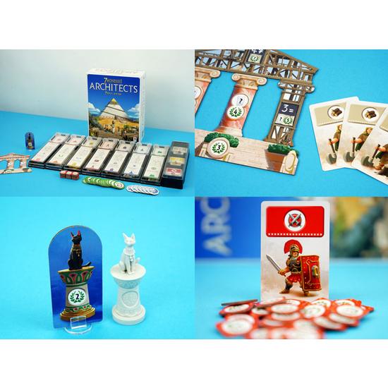 Корейские настольные игры 7 Wonders Architects, популярная корейская игра