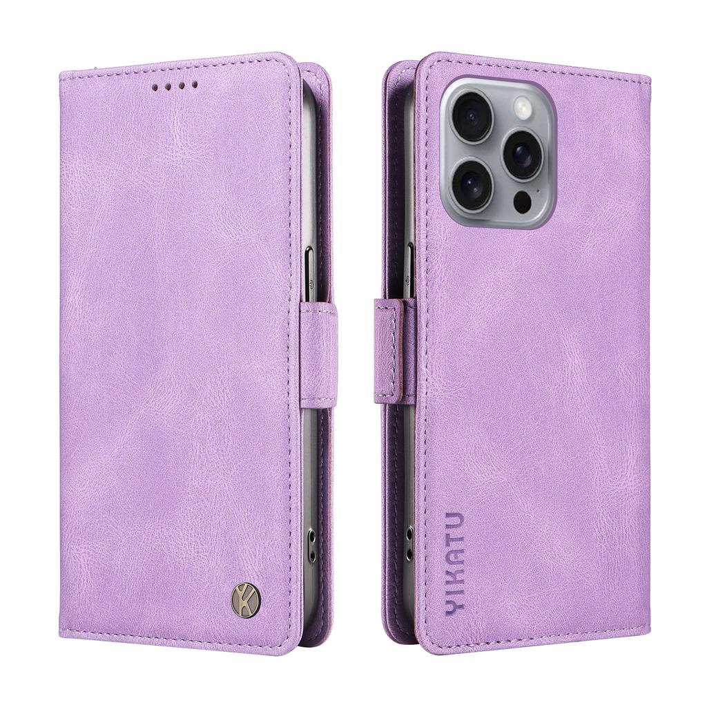 Чехол-кошелек из нубуковой искусственной кожи с отделениями для карт и боковой пряжкой для iPhone XS,XR,XS Max,SE,iPhone 7,8,7Plus,11,11Pro,11Pro,12,13,14,15,16...