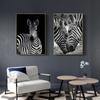 Черно-белые настенные постеры с животными, принт, носорог, жираф, зебра, лев, слон, холст, картина, настенное искусство, декоративные домашние фотографии