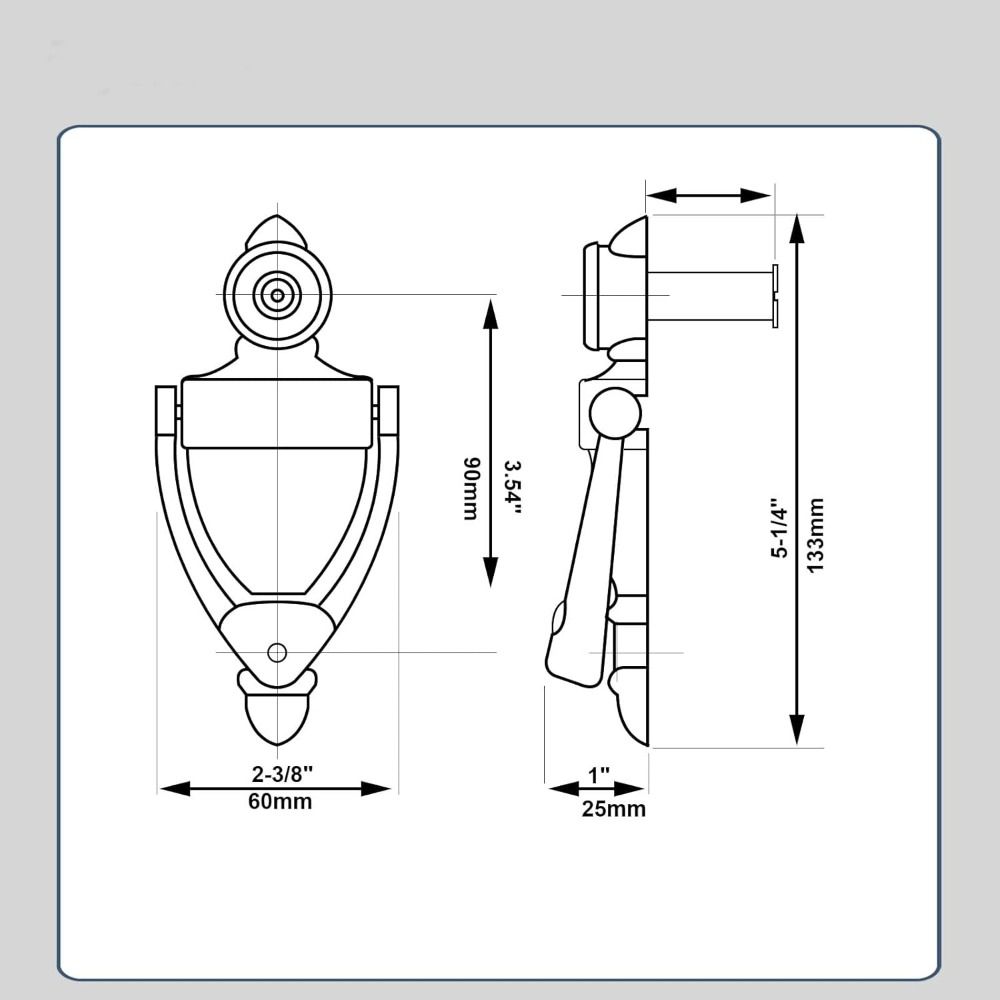 180° Viewer Door Peephole Viewer Zinc Alloy Doorbell Portable Front Door Knocker Home Security