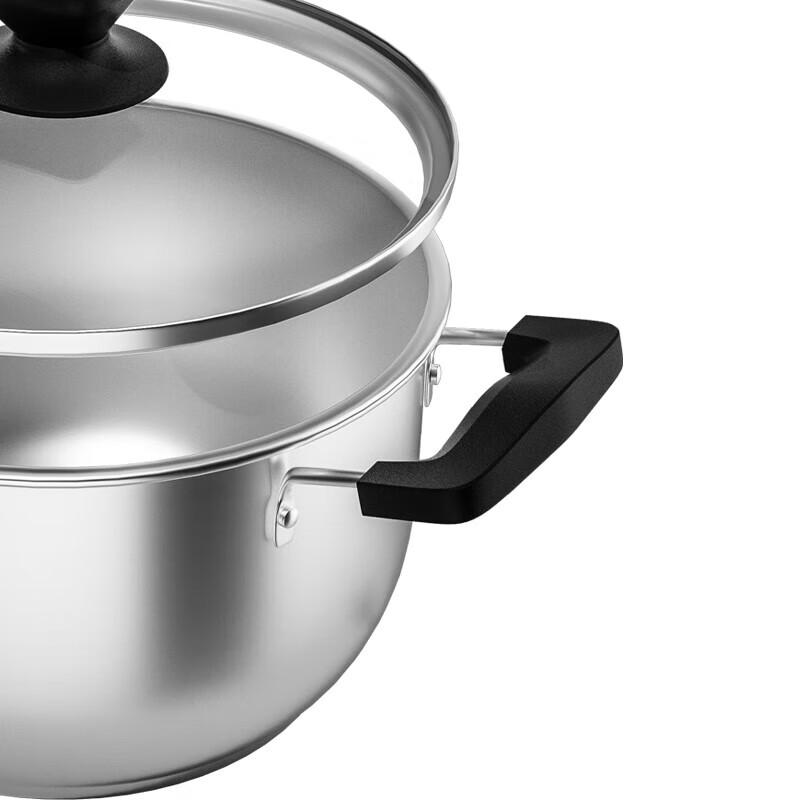 Auripl 22cm Castor Series Stainless Steel Soup Pot