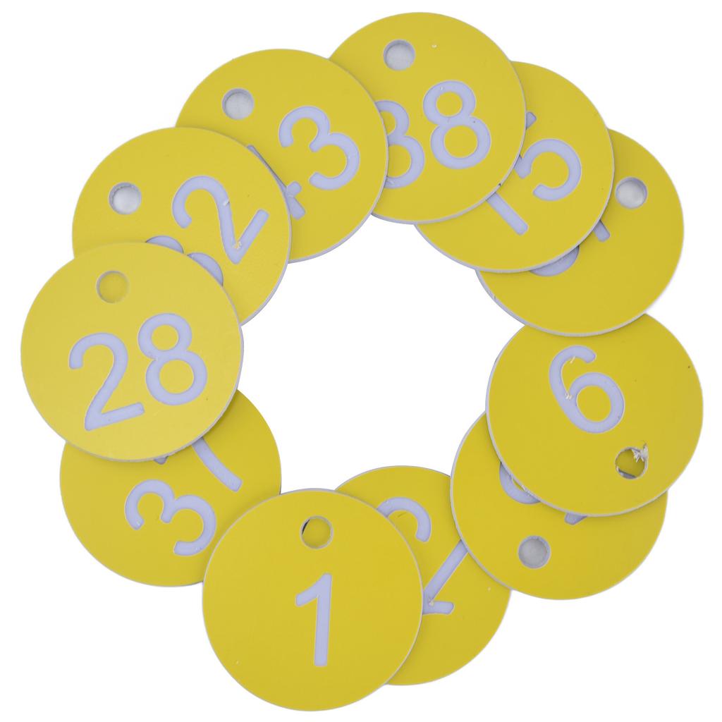 50 шт. бирка для улья из АБС-пластика, круглые таблички с номерами и отверстиями, принадлежности для пчеловодства для скота