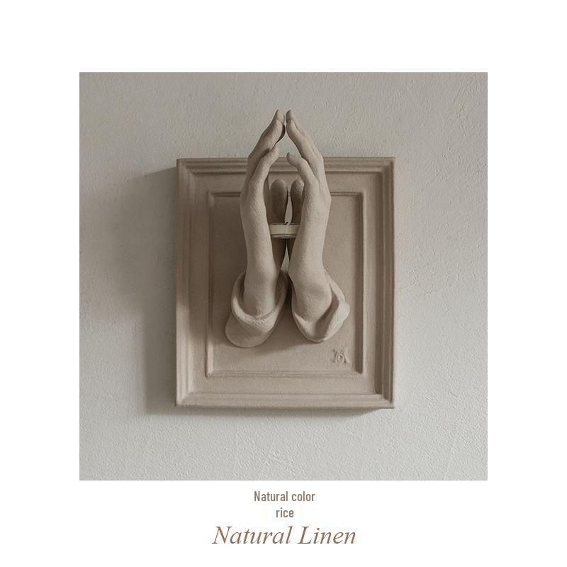 Бестселлер 2025: Подсвечник для ароматерапии 'Молящиеся руки' ручной работы и подвесное украшение 3D-фигурка