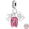 Glow in The Dark Firefly Charm Bead Fit Necklace Bracelet 925 Silver Chameleon Pendant Beads Women DIY Jewelry Making