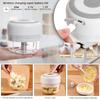 Electric Mini Vegetable Chopper Food Processor Garlic Mincer for Chop Onion Nut Ginger Vegetable Pepper Spice Meat Baby Food