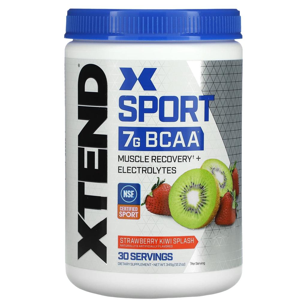 Xtend Sport, 7G BCAA, Strawberry Kiwi Splash, 12.2 Oz (345 G)