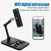 3 в 1 HD 1000X Инструменты для осмотра печатных плат Цифровой микроскоп LED USB WiFi Микроскоп Камера-микроскоп для мобильного телефона со стойкой для смартфона