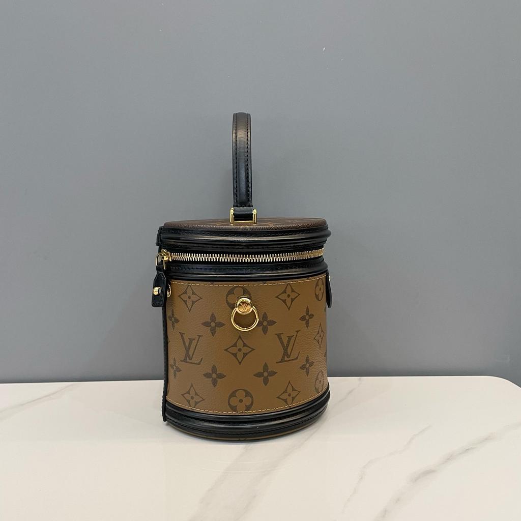[Pre-Owned] Louis Vuitton Cannes 'Brown Monogram Reverse Canvas' - Excellent #K092WE