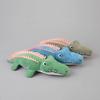 Bite Resistant Pet Crocodile Toy Animal Shape Plush Squeaky Toy Pet Plush Toy  Training