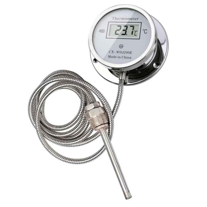 Промышленные цифровые термометры Резьбовые зонды Системные термостойкие цифровые термометры Подходят для котельной линии