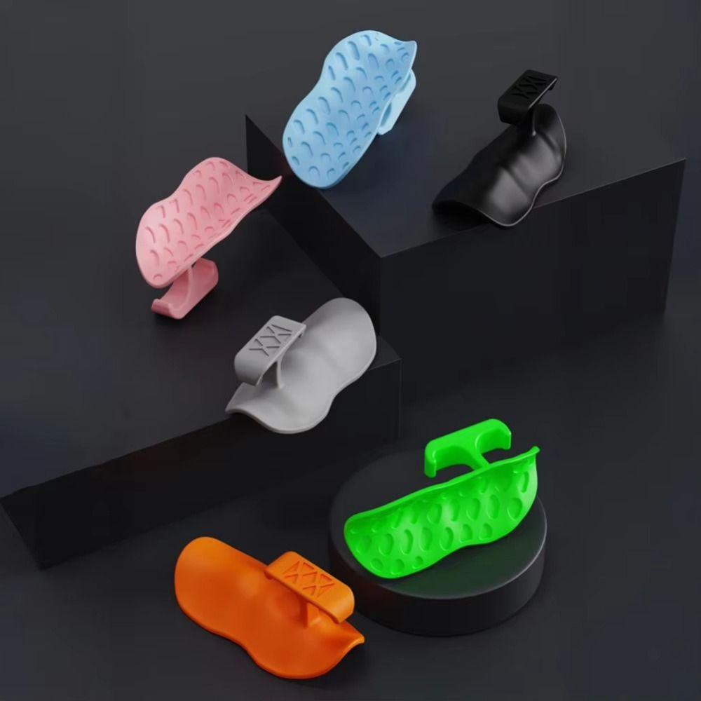 1 Pair Anti-slip Weight Lifting Grips Elastic Silicone Palm Grips Workout Gym Gloves Weightlifting