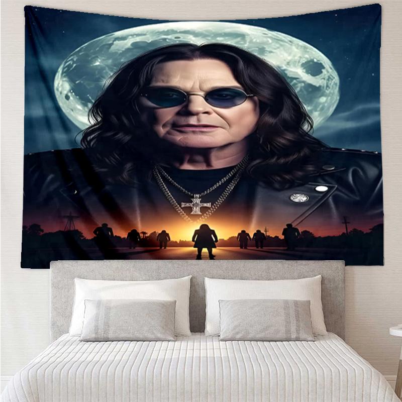 Ozzy Memorial Tapestry, Unique Design Tapestry, Wall Decor for Bedroom,Livingroom, Playroom,Heartwarming Fan Holiday Gifts