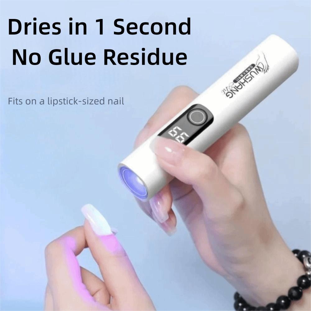 UV Pen-Style Nail Dryer with LED Display Gel Polish Drying Lamp UV Led Lamp Nail Art Tools