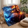Game Controller Sunset Theme blanket Lightweight Warm Flannel Blanket Decorative Throw Blanket for Home Decoration