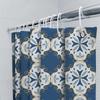 Сине-белый керамический плиточный узор Занавеска для душа Водонепроницаемый декор для ванной Украшение дома Набор аксессуаров для ванной комнаты На кухне в столовой