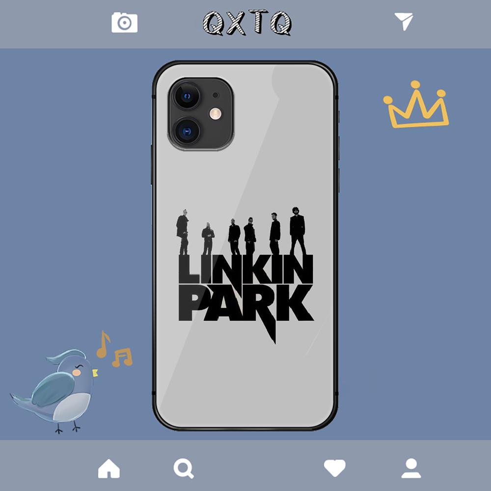 Чехол для группы Linkin Rock Park для iPhone Samsung Galaxy Redmi Note S 17 16 15 14 13 20 24 25 54 Pro Max Ultra Fe Чехол из закаленного стекла