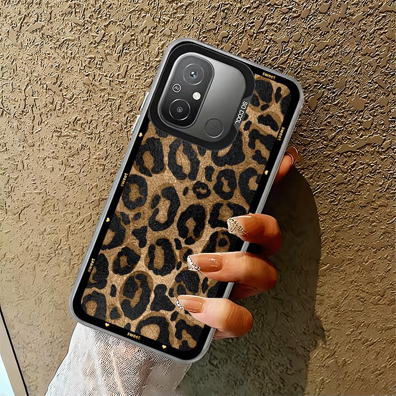 Fashion Sweet Leopard Print Shockproof Phone Case for Xiaomi Poco X7 X6 X5 X3 Pro F7 Ultra M8 Redmi 15C 15 14C 13C 12C 10C 13 12