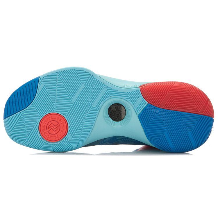 Баскетбольные кроссовки Li Ning Flash 3 из ткани TPU с амортизацией, нескользящие, износостойкие, дышащие, поддерживающие, с высоким берцем, унисекс, синие, красные ABAL039-1
