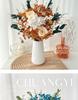 Eternal Rose & Eucalyptus Dried Flower Bouquet - Home Decor with Hydrangea, Baby's Breath & Crystal Grass