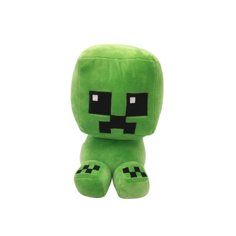 Игровые Фигурки Minecraft Крипер Плюшевый Сидячий Зомби Мягкая Игрушка Лиса Панда Кукла Подарок для Детей
