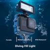Водонепроницаемый 40M подводный светодиодный видео дайвинг заполняющий свет лампа портативное освещение для Gopro Hero 13 12 11 10 9 8 DJI Action 4