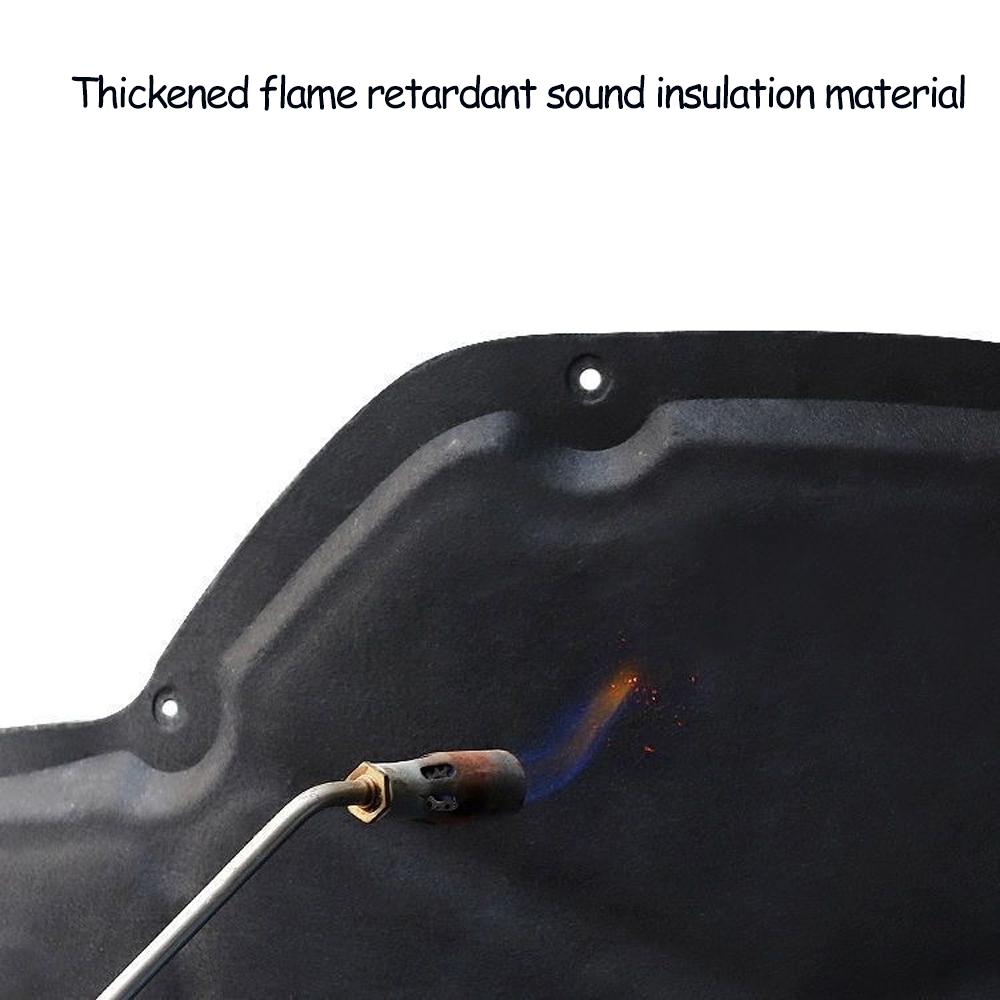 For Hyundai Tucson TL 2016~2021 2017 2018 2019 2020 Car Front hood linin Engine Thermal Insulation Soundproof Cotton Accessories Heat Shields 2