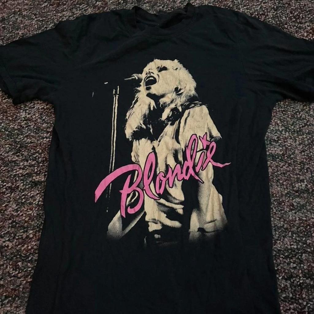 Винтажная футболка Blondie Rock Music Черная S-5XL Унисекс UR030 БЕСПЛАТНАЯ ДОСТАВКА