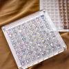 Acrylic Nail Drill Storage Box Transparent Jewelry Collection Box Nail Art Display Case  Earring