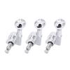 Hollow Handle Tuning Pegs Locking Machine Heads for Acoustic Electric Guitar (Silver 6R)