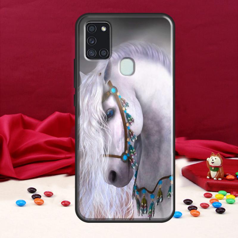 Чехол с изображением лошади и животного для Samsung Galaxy A34 A54 A14 A53 A13 A51 A71 A50 A12 A22 A32 A52 A72 Чехол для телефона