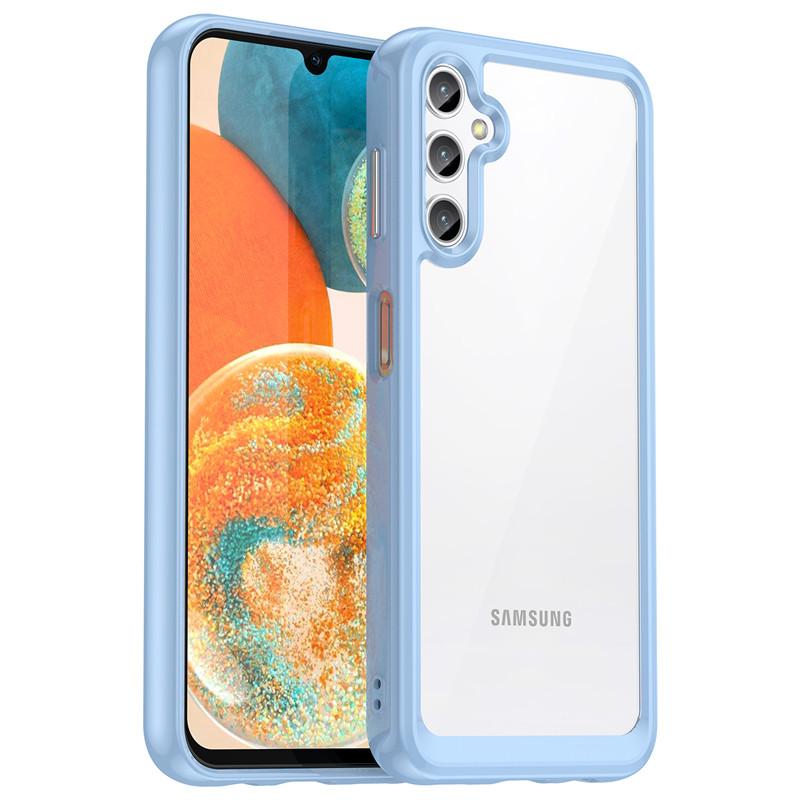 Для Samsung Galaxy A14 4G чехол Samsung A23 A33 A53 A54 A14 чехол цветной мягкий край силиконовый прозрачный бампер для Galaxy A14