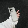 Гальваническое покрытие серебряные ушки кошки особой формы для iPhone 17 Apple 16 для 16PROMAX чехол для мобильного телефона противоударный 17AIR