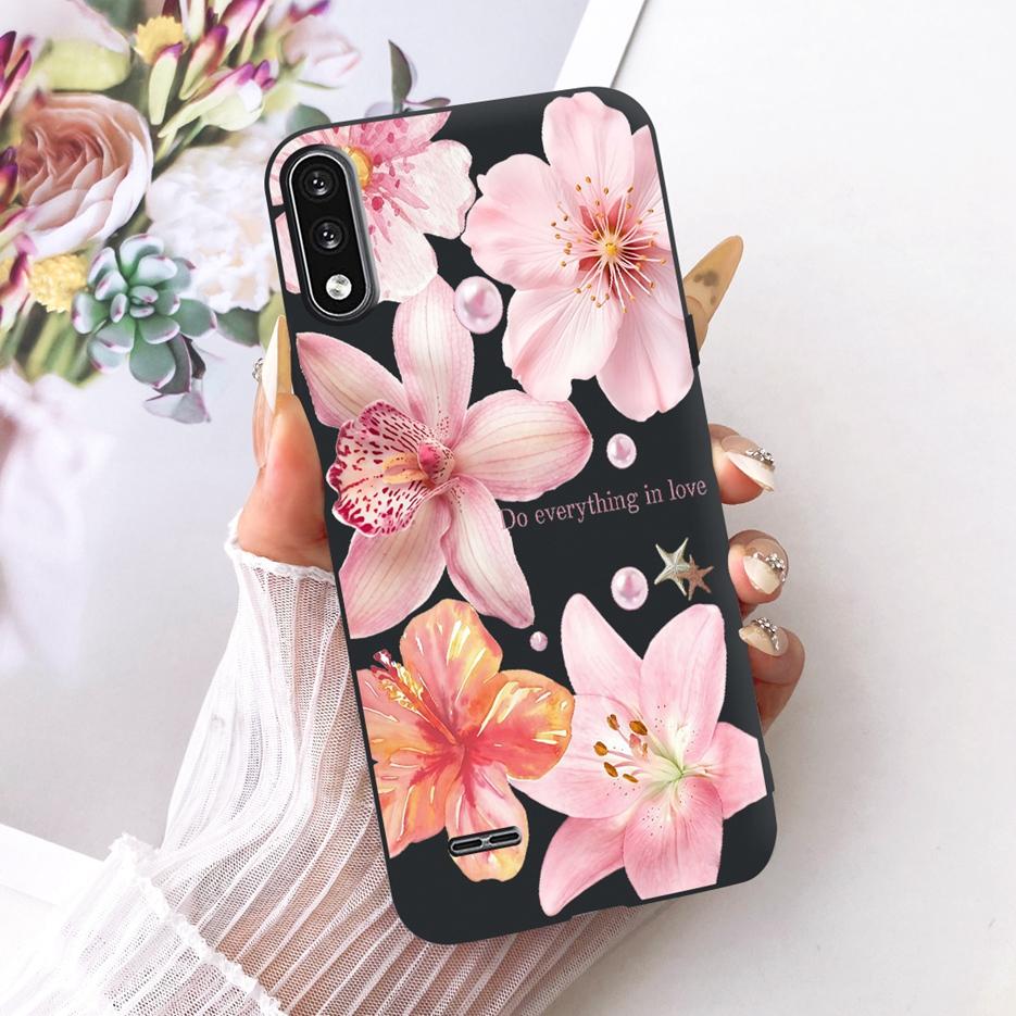 For LG K22 Case LM-K200 LMK200B Luxury Butterfly Tree Painted Cover Soft Silicone Phone Case For LG K22 K 22 LGK22 Fundas Bumper