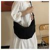 Large Capacity Dumpling Bag Women 2025 New Fashion Simple Messenger Bag Casual High Sense Armpit Bag