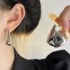 Винтажные Серьги-гвоздики Геометрический Треугольник Гладкие Новые Панк Модные Серьги Шпильки Женские Вечерние Украшения Аксессуары
