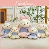 Floral Cute Dress Bunny Plush Cartoon Children Pillow Pillow Girl Gift Birthday