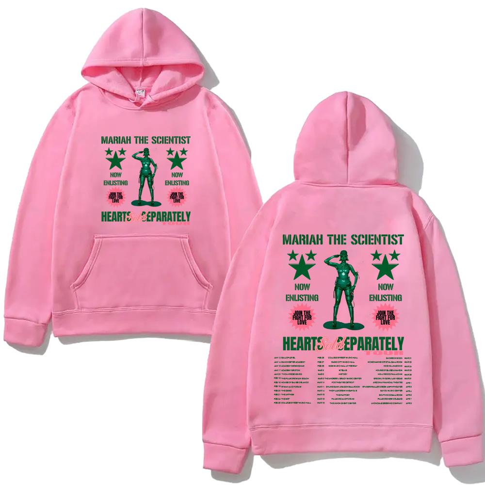 Худи Mariah the Scientist Hearts Sold Separately Tour с карманом Толстовка с длинным рукавом Пуловер простого кроя