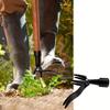Heavy-Duty Aluminum Garden Weeding Tool with 4-Claw Steel for Root Removal