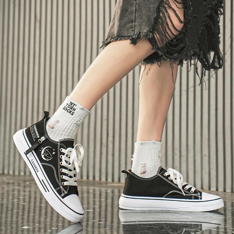 Мужская парусиновая обувь, дышащая оригинальная обувь для сноубординга, классические тканевые туфли для студентов, низкие кроссовки