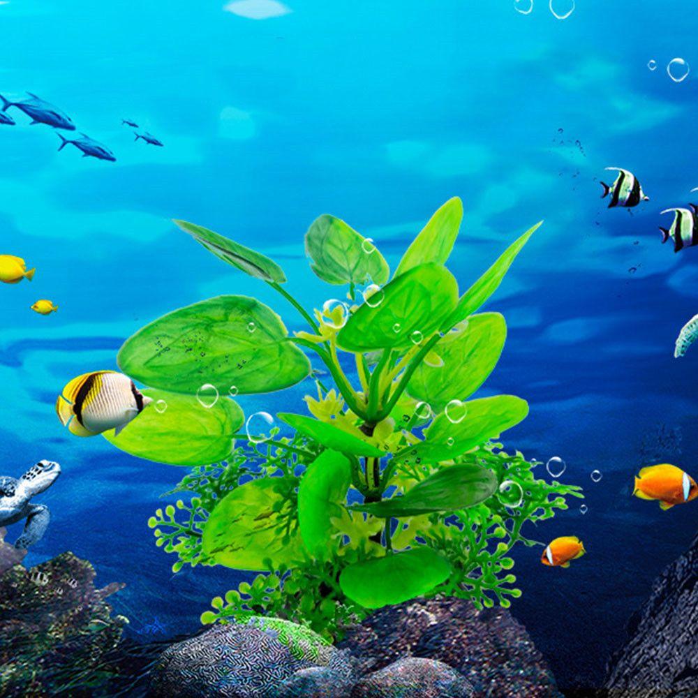 12 см искусственные аквариумные растения водная трава украшения аксессуары для аквариума водоросли украшение