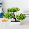 Artificial Plants Bonsai Small Tree Pot Fake Plant Flowers Potted Ornaments For Home Wedding Festival Decoration Accessories