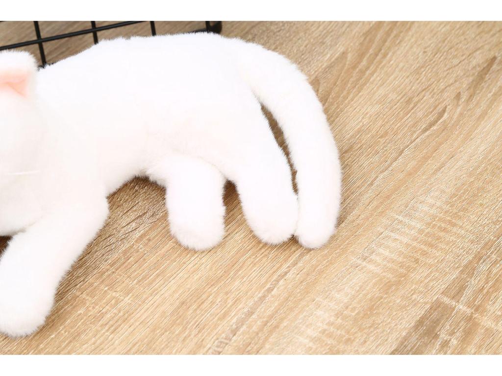 3D Cute Meowing Kitten Plush Doll - Stuffed Animal & Home Ornament, Perfect Birthday Gift