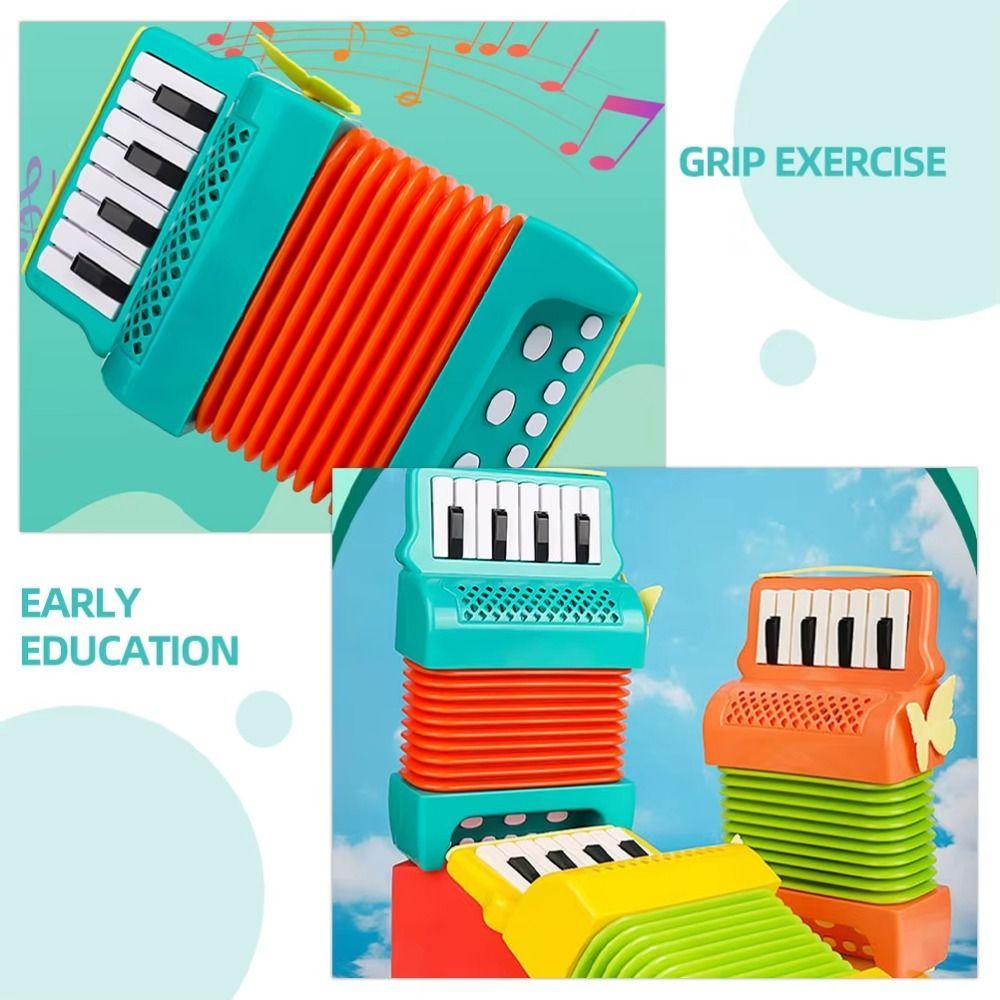 Grip Exercise Children Accordion Instrument Small Size Kids Music Instrument  Outdoor Playing