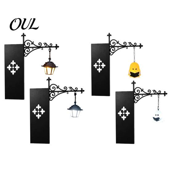 Dark Academic Room Decor Ghost Bookshelf Light, Decorative Retro Lantern for Library Decor, Warm LED Glow Night Light Reading Lamp Book Lovers, Gothic