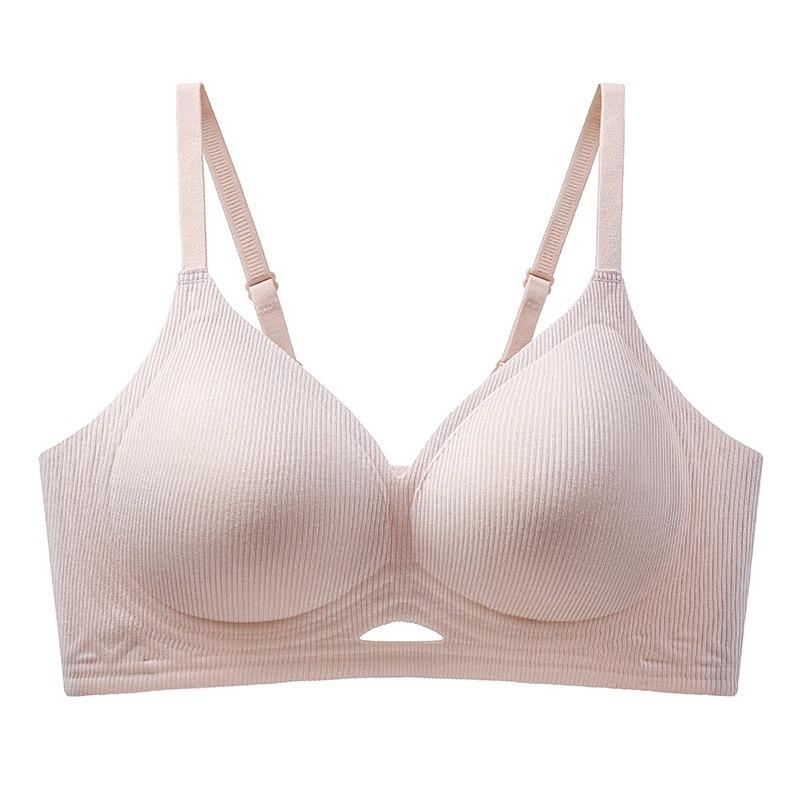 Underwear women's seamless thin styles gather small breasts, semi-fixed, anti-sagging, sub-breasts, no steel ring, jelly latex bra cover