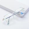 Anti-radiation Blue Light Glasses Transparent Square Frame Glasses for Women Eyewear
