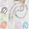 Anti-Slip Acrylic Phone Chain Vintage Crossbody Lanyard Retro Portable Phone Strap  For Women